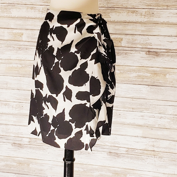 Derek Lam 10 Crosby Silk Ruffle Tie Skirt Sz 6 - Picture 3 of 8